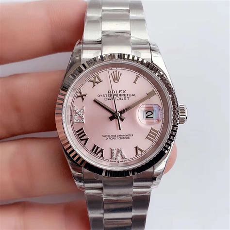 pink face rolex mens|Rolex 34 datejust pink face.